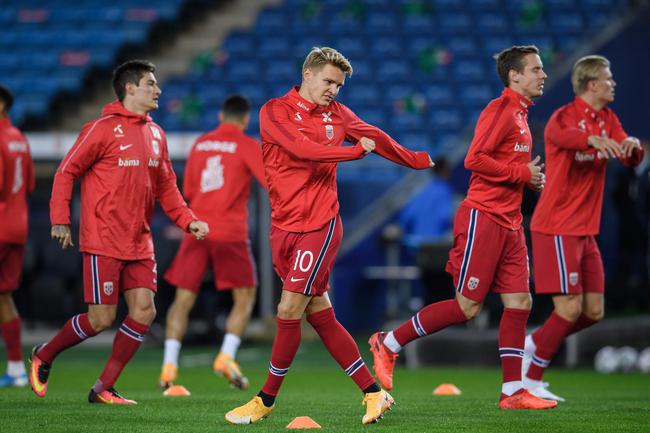 Erling Braut Håland spielte zum ersten Mal für die Nationalmannschaft